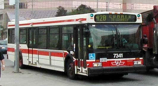 Toronto Transit Commission New Flyer D40LF 7341